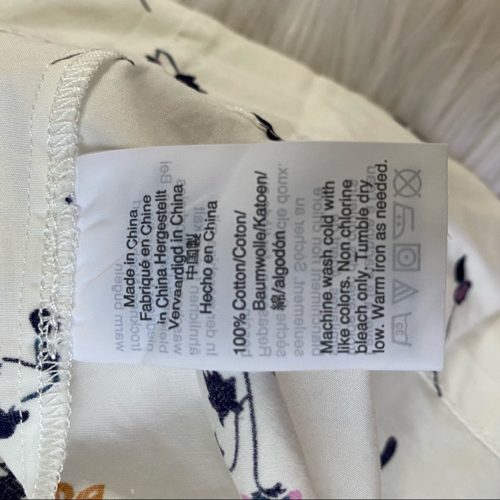 Madewell NEW Square Neck Top in Sweet Blossoms - Picture 11 of 11